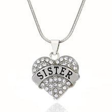 Load image into Gallery viewer, XIAOJINGLING Best Selling Pink Crystal Heart Pendants Necklace