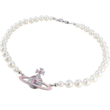 Load image into Gallery viewer, XIAOJINGLING Imitated Pearl Necklace