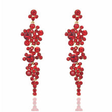 Load image into Gallery viewer, Olaru Fashion Crystal Grape Stud Earrings