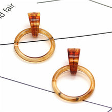 Load image into Gallery viewer, Olaru Bohemian korean Circle Stud Earring