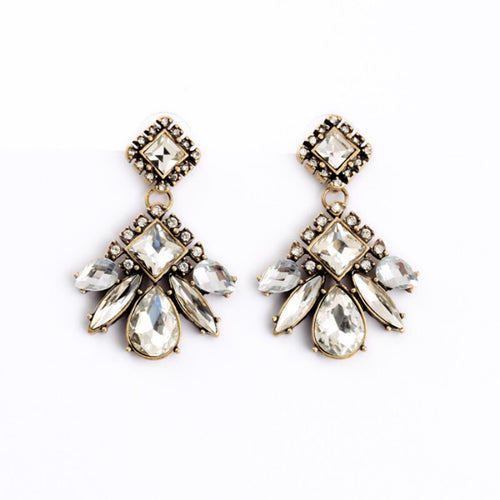 2015 Brand Designer New Crystal Fashion Vintage Bijoux Earings Earrings