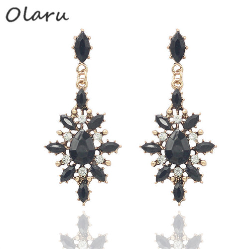 Olaru Fashion Jewelry Good Quality Wholesale Crystal Stud Earring