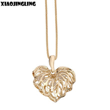 Load image into Gallery viewer, XIAOJINGLING 2018 New Hollow Heart Crystal Rhinestone Necklaces