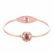 Load image into Gallery viewer, Fashion Women Gifts 100 Languages I Love You Memory Bracelet